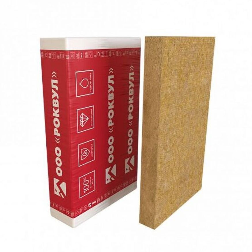 Утеплитель Rockwool Фасад Баттс ОПТИМА 100мм, 2 плиты, 1.44м2, 600х1200мм, 0.144м3 Rockwool купить в Ростове