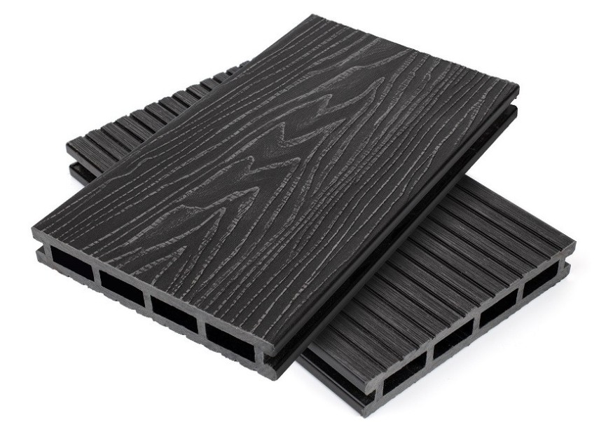 Террасная доска ДПК NanoWood Nature 3D пустотелая цвет Графит купить в Ростове