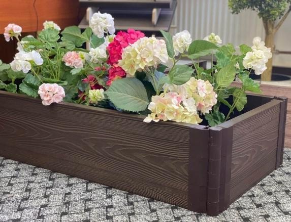 Доска для грядок и клумб из ДПК 3D, 25х150х2950, цвет венге. купить в Ростове
