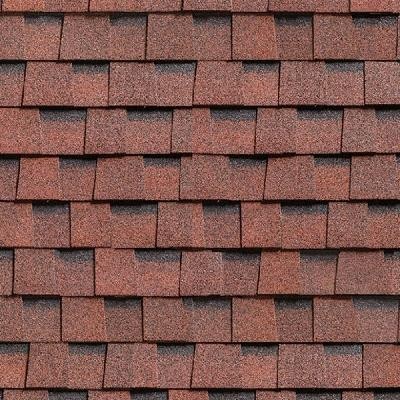 Двухслойная ламинированная черепица Shinglas, Ранчо, Красный цвет купить в Ростове