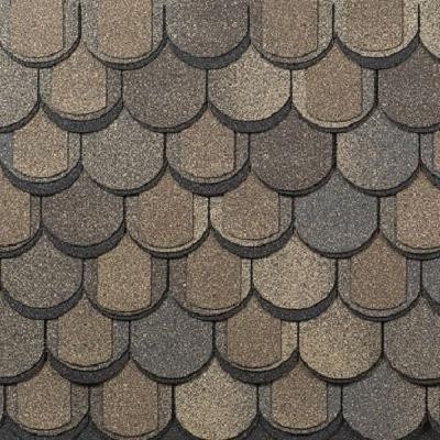 Трехслойная ламинированная черепица Shinglas, Атлантика, цвет Мадейра купить в Ростове
