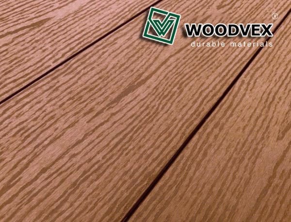 Террасная доска WOODVEX Select из ДПК в цвете Терракота купить в Ростове