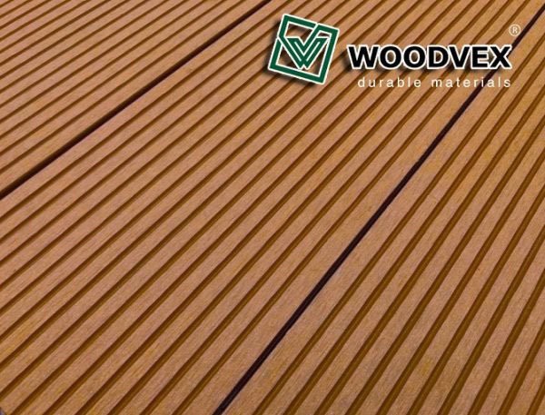 Террасная доска WOODVEX Select из ДПК в цвете Терракота купить в Ростове