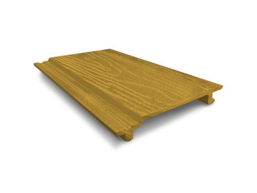 Фасадная панель из ДПК ECODECKING Цвет Желтый купить в Ростове
