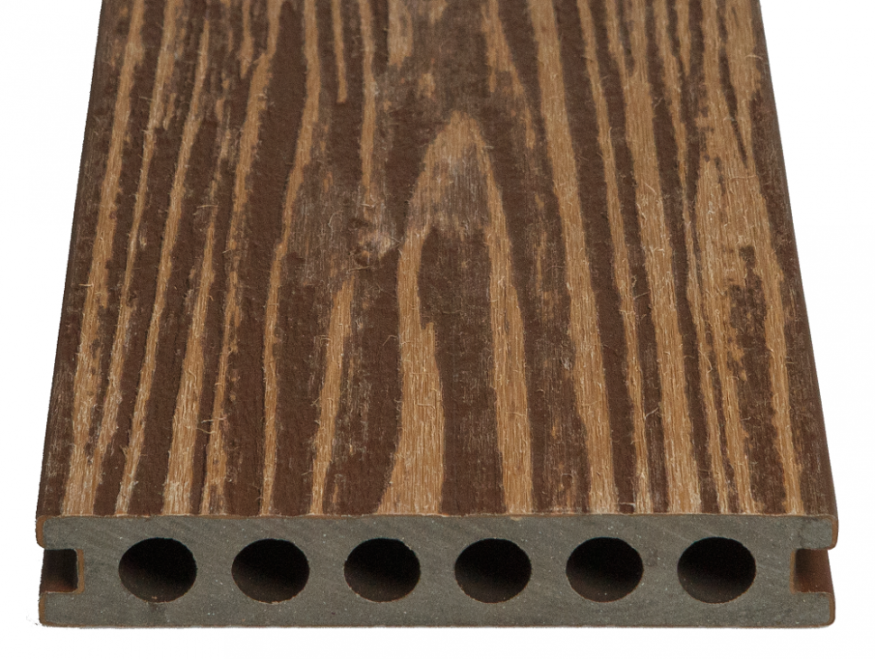 Террасная доска из ДПК CM Decking, Zebrano, Коричневый купить в Ростове