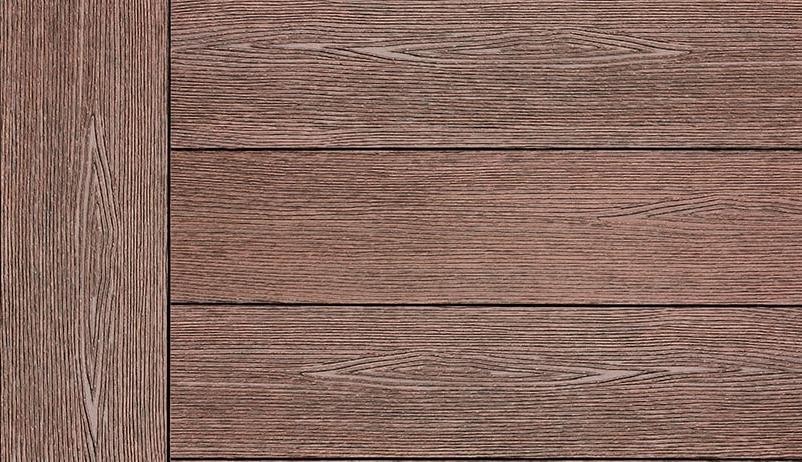 Террасная доска ДПК Outdoor 3D сплошная STORM/OCEAN BROWN коричневая смешанная купить в Ростове