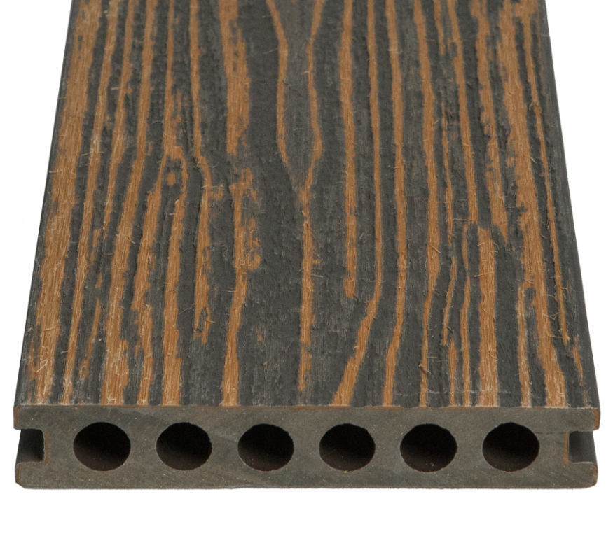 Террасная доска из ДПК CM Decking, Zebrano, Графит купить в Ростове
