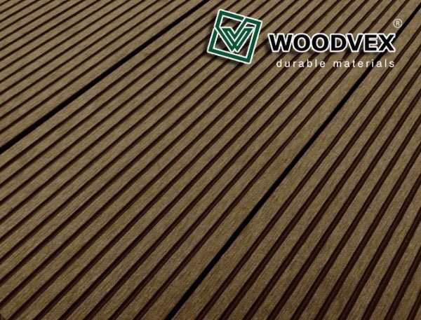 Террасная доска из ДПК WOODVEX Select в цвете Венге купить в Ростове