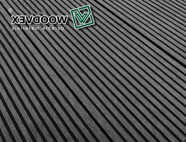 Террасная доска WOODVEX Select из ДПК в цвете Графит купить в Ростове